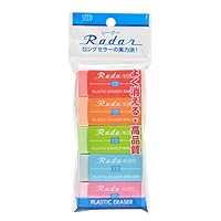 Amazon.co.jp: シード 消しゴム カラフルレーダーライト 120 5個パック